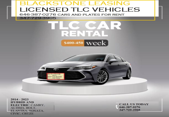 TLC Car Market - Hybrid Available $375